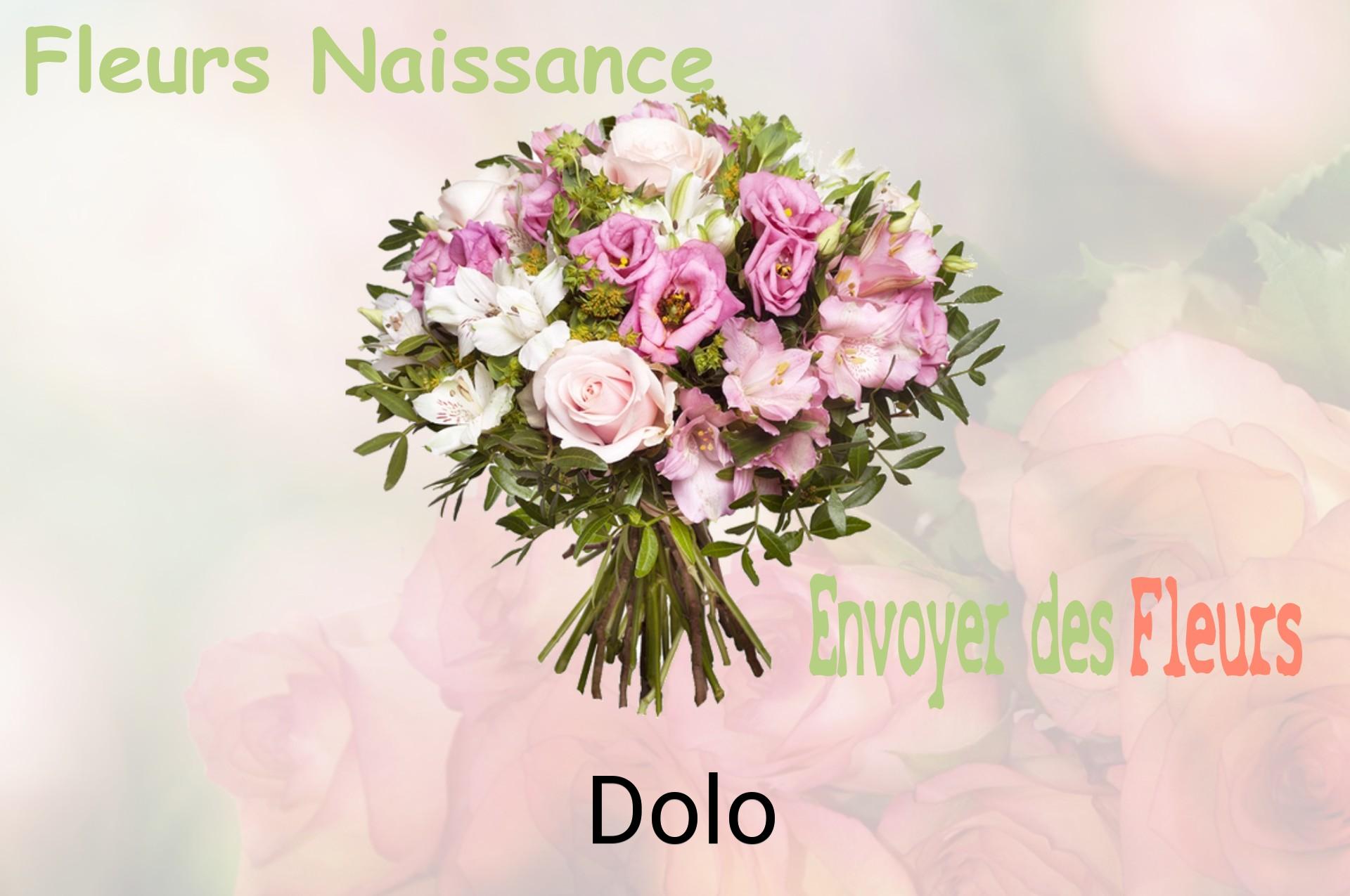 Bouquet de fleurs de naissance livré à Dolo